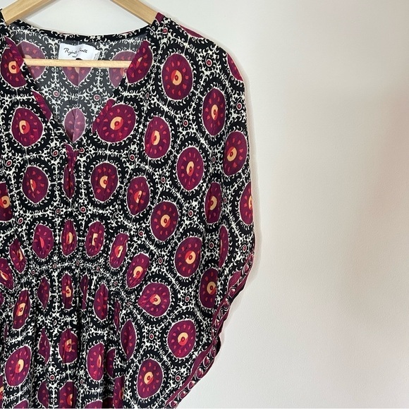 RUJUTA SHETH MARIE CINCH KAFTAN | MIDNIGHT MOON PRINT O/S - Picture 3 of 7